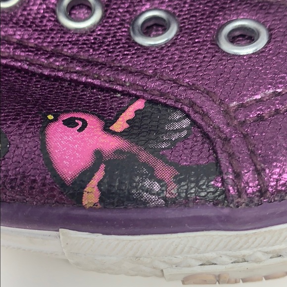 Purple bling woman’s gym shoe; good condition - Picture 15 of 16